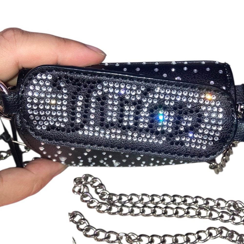 NEW $42 Juicy Couture All That Glitters Black Crossbody Bag - Picture 4 of 8